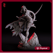 Human Female Rogue, Assassin, also No Mask PC / NPC DnD, Unpainted | 28mm,32mm,54mm,75mm,100mm |Dungeons & Dragons Pathfinder| - Only-Games
