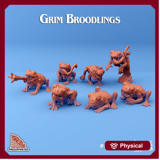 Grim Broodlings - 7 Minis Pack - Only-Games