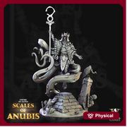 Egyptian Anubian Priest | 28mm, 32mm, 75mm Scales | Dungeons and Dragons | Pathfinder | Table Top miniatures | Archvillain Games - Only-Games