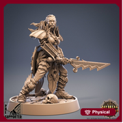 Female Vampire Duchess Warrior | 28mm, 32mm, 75mm Scale | Dungeons and Dragons | Pathfinder | Strahd | - Only-Games