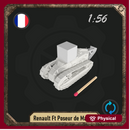 1/56 Renault Ft Poseur de Masque