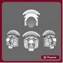 Cyber Samurai T6 Bushi Shoulder Pads Type C