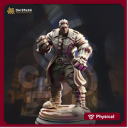 Human Artificer Armorer Mechanical Fists  PC/ NPC Mini | 28mm,32mm,54mm,75mm,100mm Scale | Dungeons and Dragons 5e  | Pathfinder | DM Stash - Only-Games