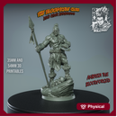 Anbassa The Bloodforged - Human Barbarian - 35mm