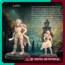 Pirate Fighter Lana  -  Fighter Fighter Adventurer 32mm - Heroic scale