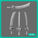 Cyber Samurai Demon Dog Sword NOHAND