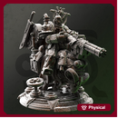 Mounted Steampunk Super Soldier - Kartol & Gorty