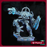 Sci-Fi Heavy Battle Mech Knight Miniature | SpellJammer | 25mm, 32mm, 40mm, 50mm, 75mm BASE SIZES | Resin Mini Unpainted |Archvillain Games - Only-Games