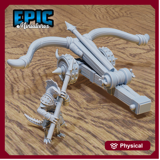 Lizard Folk Army Ballista & Operator Set - Only-Games