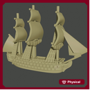 1/2400 Famous Napoleonic Ship Set (7 models) + Blender Customiser Files