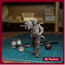 Farmer With Hay On Shoulder - TytanTroll Miniatures - DnD - Fantasy