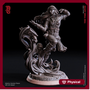 Female Human Sorcerer, Wizard, Psion, Swashbuckler PC NPC | 28mm, 32mm,54mm, 75mm,100mm Scale Resin Mini |Dungeons and Dragons|Flesh of Gods - Only-Games