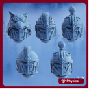 Stormbringers Helmeted Heads Set x5