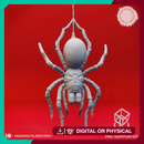 Giant Spider - Hanging - Tabletop Miniature (Pre-Supported)