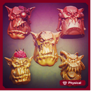 Orc Bionik Heads - Set A (Boss Size)