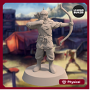 Empire of Jagrad Archer - Pose 2 - 3D printable miniature – STL file