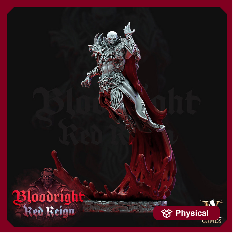 Vampire Count Evil Bloodcloaks | 28mm, 32mm, 75mm Scale | Undead Dungeons and Dragons 5e Miniatures | Pathfinder | Archvillain games - Only-Games