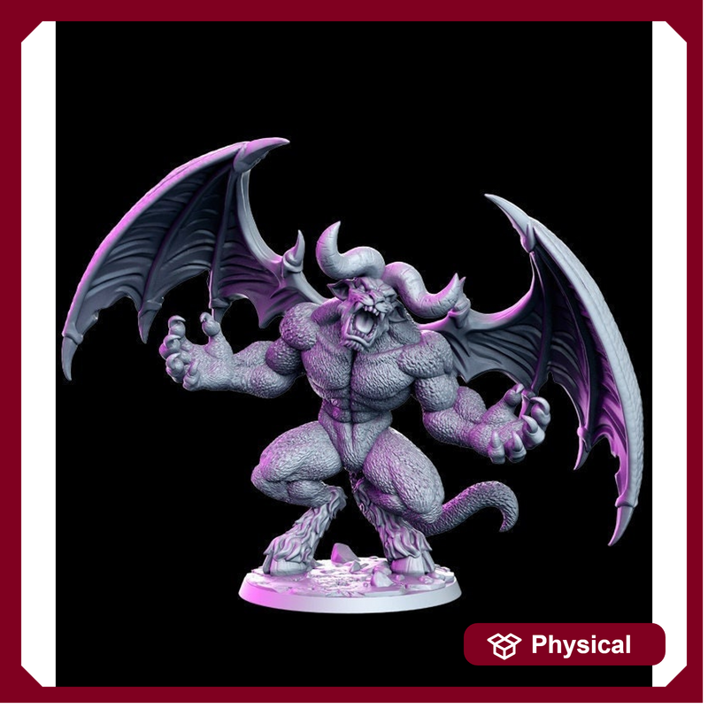 Notusoth Goristro Demon 80mm Tall | RN Estudio| 28mm and 32mm Scale | Dungeons and Dragons | Pathfinder | Tabletop RPG - Only-Games