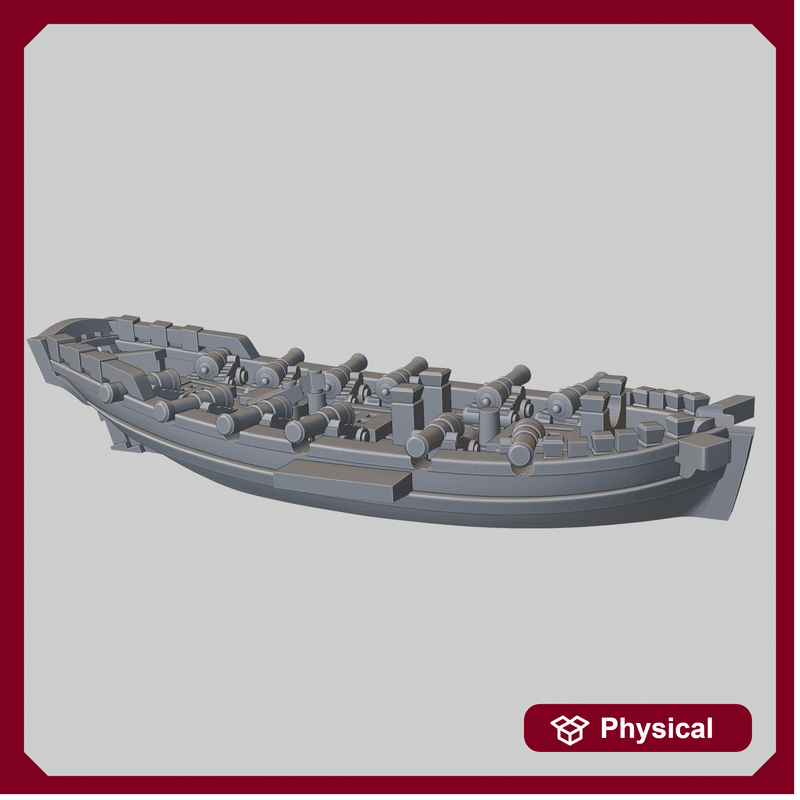 GB British Cutter HMS Alert  (10 guns), 1777-79, AOA-GB-51