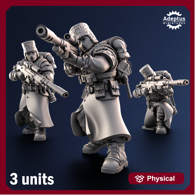Snipers. Coldreach Regiment. Imperial Guard