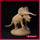 Triceratops old bull 32mm scale - dinosaur companion