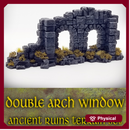 Double Arch Window: Ancient Ruins Terrain Set