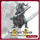 Skeletal Minotaur 3 (32mm scale large presupported miniature)
