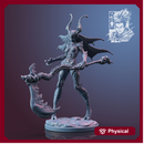 Siraj The Herald of Light - Moth-Woman Monster