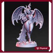 Pinup Succubus | 28mm Scale | 32mm Scale | 75mm Scale |  - Minis - D&D - Sexy Figurine- Sexy Female Demon| Daemon| - Only-Games