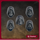 Black Gryphons Heads Set