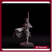 Human Fighter Swashbuckler Duelist | 5 Sizes /Scales | Player Character | D&D 5e Pathfinder - Only-Games