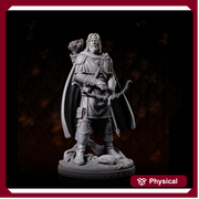 Half-Elf Male Ranger Fighter PC / NPC Miniature | 28mm,32mm,54mm,75mm,100mm Scales | Dungeons and Dragons | Pathfinder | Role playing Figure - Only-Games
