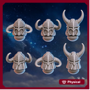 Horned Helmets Set (Stormpride Sisters) x6