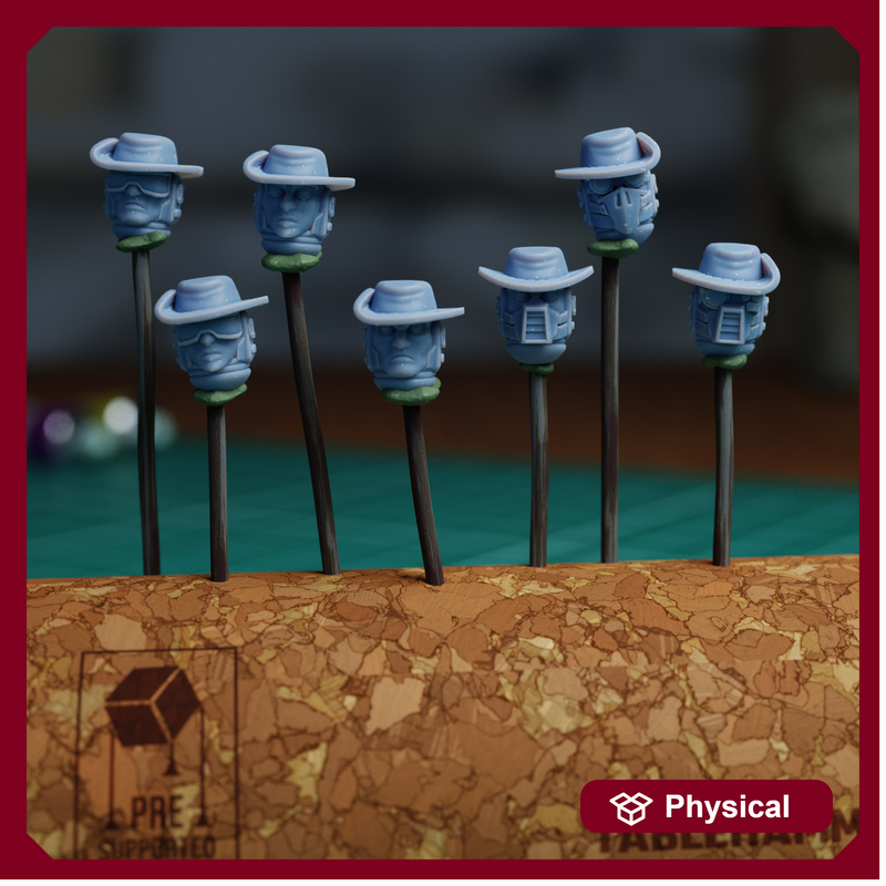 Bits Pack - Space Corps Scout Heads 1