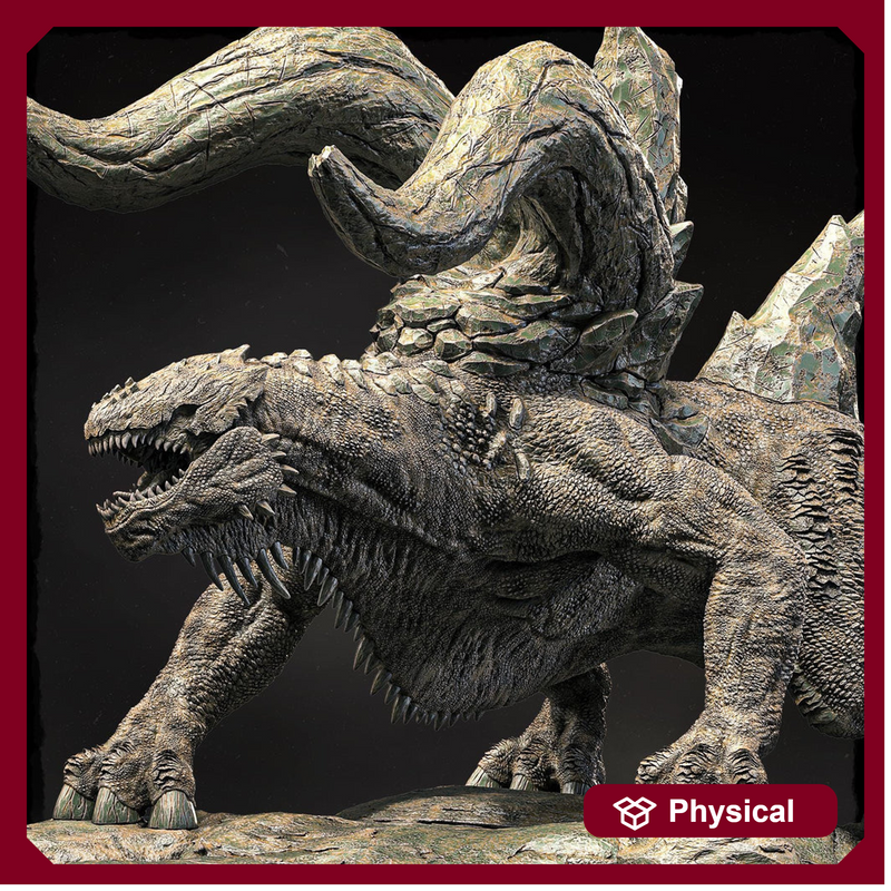 Gargantuan Monster Miniature | Horned Boss Beast | Resin RPG Figure - Only-Games