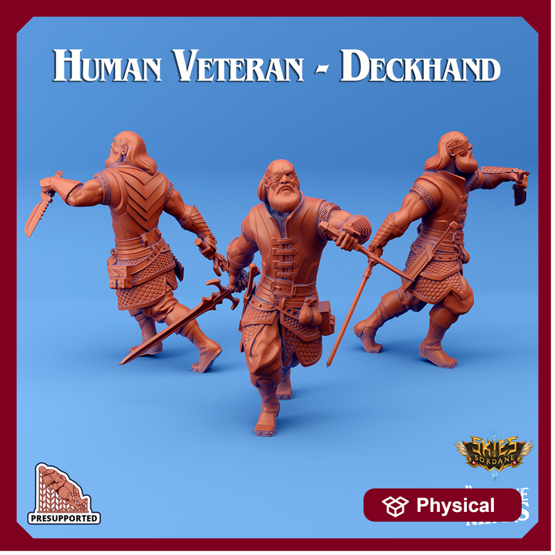 Human Veteran - Deckhand - Only-Games