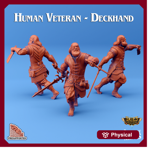 Human Veteran - Deckhand - Only-Games
