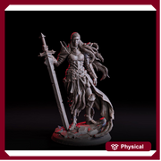 Female Human Paladin, Fighter PC NPC Unpainted Miniature | 5 Sizes /Scales | D&D 5e - Only-Games