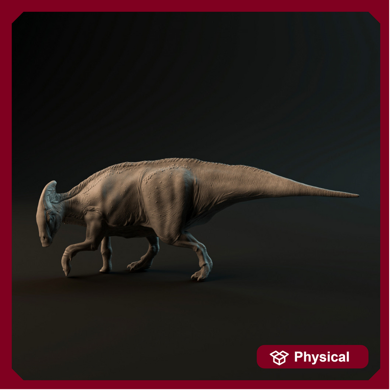 Charonosaurus female walking 1-35 scale dinosaur