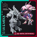 Overwatch - D.Va & Meka - Victory Pose
