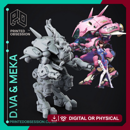 Overwatch - D.Va & Meka - Victory Pose - Only-Games