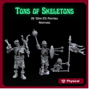 Tons of Skeletons: Equipped Skeletons Command Group