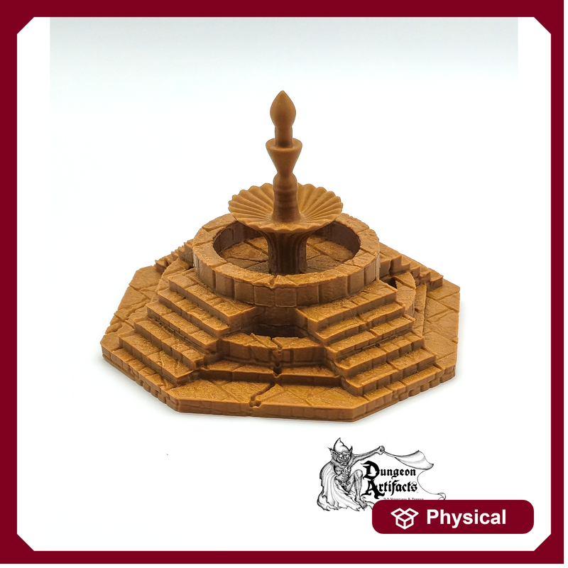 Fountain 1 - Stormguard - RMProductions Wargaming Terrain D&D, DnD