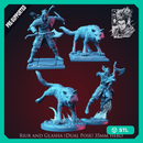 Riur and Glasha - Idle and Action Pose - STL only