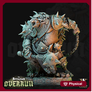 Wererat in Heavy Armor w/ Mace and Chain Barrel | Resin Miniature | Dungeons and Dragons | 28mm,32mm,75mm Scales | Pathfinder ratfolk |D&D - Only-Games
