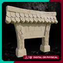 Town Quest Sign - Village Notice Board STL for DnD & Wargaming