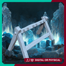 Barbarian Weapon Rack - A-Frame Wooden Stand STL, DnD & Wargaming Accessory