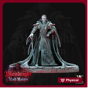 Vampire Lord Strahd Standing | 28mm, 32mm, 75mm Scale | Undead Dungeons and Dragons 5e Miniatures | Pathfinder | Figurine | DnD Mini | - Only-Games