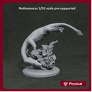Nothosaurus hunting 1-35 scale marine reptile