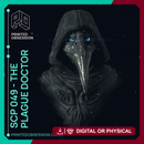 SCP-049 - The plague Doctor - Fan Art Bust - 10cm